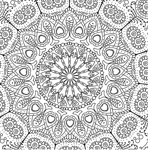 Zen Art Free Coloring Pages